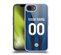 Head Case Designs Licenza Ufficiale Personalizzata Personale Inter Milan Home Kit Stemma 2022/23 Custodia in Gel [Protezione di Grado Militare] Compatibile con Apple iPhone 16e