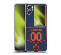 Head Case Designs Licenza Ufficiale Personalizzata Personale Inter Milan Terza 2025/26 Giocatori Home Kit Custodia in Gel [Protezione di Grado Militare] Compatibile con Oppo Find N2 Flip