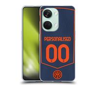 Head Case Designs Licenza Ufficiale Personalizzata Personale Inter Milan Terza 2025/26 Giocatori Home Kit Custodia in Gel [Protezione di Grado Militare] Compatibile con OnePlus Nord 3 5G