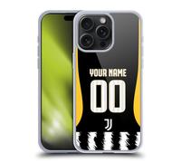 Head Case Designs Licenza Ufficiale Personalizzata Personale Juventus Football Club Home 2023/24 Kit Partita Custodia in Gel [Protezione di Grado Militare] Compatibile con Apple iPhone 15 PRO Max
