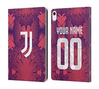 Head Case Designs Licenza Ufficiale Personalizzata Personale Juventus Football Club Terza 2022/23 Kit Partita Custodia Portafoglio in Pelle Compatibile con Apple iPad 10.9 2022/2025