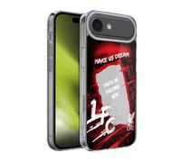 Head Case Designs Licenza Ufficiale Personalizzata Personale Liverpool Football Club Make Us Dream Banner Liverpool FC Custodia in Gel [Grado Militare] Compatibile con Apple iPhone 17 Air