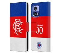 Head Case Designs Licenza Ufficiale Personalizzata Personale Rangers FC Away Kit 2025/26 Custodia Portafoglio in Pelle Compatibile con Motorola Edge 30 Neo 5G