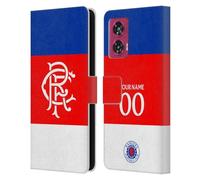 Head Case Designs Licenza Ufficiale Personalizzata Personale Rangers FC Away Kit 2025/26 Custodia Portafoglio in Pelle Compatibile con Motorola Edge 50 Fusion