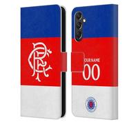 Head Case Designs Licenza Ufficiale Personalizzata Personale Rangers FC Away Kit 2025/26 Custodia Portafoglio in Pelle Compatibile con Samsung Galaxy A24 4G / M34 5G