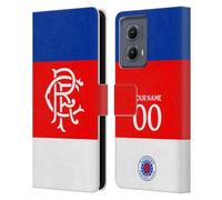 Head Case Designs Licenza Ufficiale Personalizzata Personale Rangers FC Away Kit 2025/26 Custodia Portafoglio in Pelle Compatibile con Motorola Edge (2024)