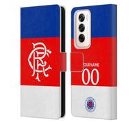 Head Case Designs Licenza Ufficiale Personalizzata Personale Rangers FC Away Kit 2025/26 Custodia Portafoglio in Pelle Compatibile con Oppo Reno12 5G