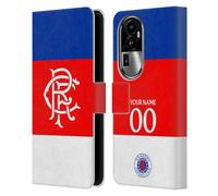 Head Case Designs Licenza Ufficiale Personalizzata Personale Rangers FC Away Kit 2025/26 Custodia Portafoglio in Pelle Compatibile con Oppo Reno10 PRO+