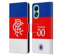 Head Case Designs Licenza Ufficiale Personalizzata Personale Rangers FC Away Kit 2025/26 Custodia Portafoglio in Pelle Compatibile con Oppo A78 4G