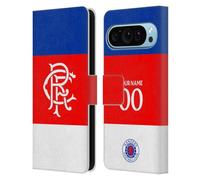 Head Case Designs Licenza Ufficiale Personalizzata Personale Rangers FC Away Kit 2025/26 Custodia Portafoglio in Pelle Compatibile con Google Pixel 9 / Pixel 9 PRO