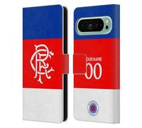 Head Case Designs Licenza Ufficiale Personalizzata Personale Rangers FC Away Kit 2025/26 Custodia Portafoglio in Pelle Compatibile con Google Pixel 9 PRO XL