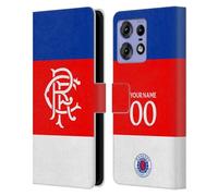 Head Case Designs Licenza Ufficiale Personalizzata Personale Rangers FC Away Kit 2025/26 Custodia Portafoglio in Pelle Compatibile con Motorola Edge 50 PRO