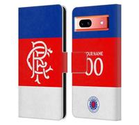 Head Case Designs Licenza Ufficiale Personalizzata Personale Rangers FC Away Kit 2025/26 Custodia Portafoglio in Pelle Compatibile con Google Pixel 7a