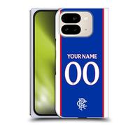 Head Case Designs Licenza Ufficiale Personalizzata Personale Rangers FC Home Kit 2025/26 Custodia Cover Dura per Parte Posteriore Compatibile con Google Pixel 9 PRO Fold