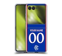 Head Case Designs Licenza Ufficiale Personalizzata Personale Rangers FC Home Kit 2025/26 Custodia in Gel [Protezione di Grado Militare] Compatibile con RAZR 40 Ultra/RAZR+ 2023