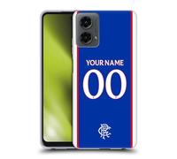 Head Case Designs Licenza Ufficiale Personalizzata Personale Rangers FC Home Kit 2025/26 Custodia in Gel [Protezione di Grado Militare] Compatibile con Motorola Moto G (2024)