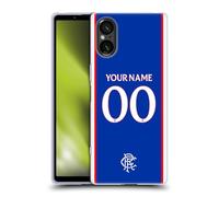 Head Case Designs Licenza Ufficiale Personalizzata Personale Rangers FC Home Kit 2025/26 Custodia in Gel [Protezione di Grado Militare] Compatibile con Sony Xperia 5 V 5G