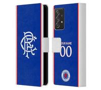 Head Case Designs Licenza Ufficiale Personalizzata Personale Rangers FC Home Kit 2025/26 Custodia Portafoglio in Pelle Compatibile con Galaxy A52 / A52s / 5G (2021)