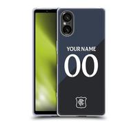 Head Case Designs Licenza Ufficiale Personalizzata Personale Rangers FC Terza Kit 2025/26 Custodia in Gel [Protezione di Grado Militare] Compatibile con Sony Xperia 5 V 5G