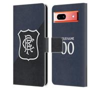 Head Case Designs Licenza Ufficiale Personalizzata Personale Rangers FC Terza Kit 2025/26 Custodia Portafoglio in Pelle Compatibile con Google Pixel 7a