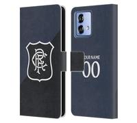 Head Case Designs Licenza Ufficiale Personalizzata Personale Rangers FC Terza Kit 2025/26 Custodia Portafoglio in Pelle Compatibile con Motorola Moto G84 5G