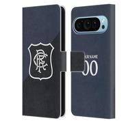 Head Case Designs Licenza Ufficiale Personalizzata Personale Rangers FC Terza Kit 2025/26 Custodia Portafoglio in Pelle Compatibile con Google Pixel 9 / Pixel 9 PRO
