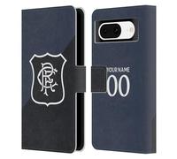 Head Case Designs Licenza Ufficiale Personalizzata Personale Rangers FC Terza Kit 2025/26 Custodia Portafoglio in Pelle Compatibile con Google Pixel 8