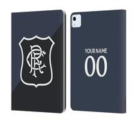 Head Case Designs Licenza Ufficiale Personalizzata Personale Rangers FC Terza Kit 2025/26 Custodia Portafoglio in Pelle Compatibile con Apple iPad Air 11 2020/2022/2024/2025