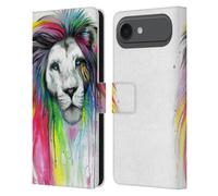 Head Case Designs Licenza Ufficiale Pixie Cold Arcobaleno Criniera Gatti Custodia Portafoglio in Pelle Compatibile con Apple iPhone 17 Air