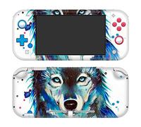 Head Case Designs Licenza Ufficiale Pixie Cold Lupo Ghiaccio Mix Arte Vinile Sticker Gaming Pelle Adesivo Compatibile con Nintendo Switch Lite