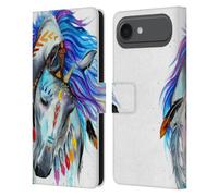 Head Case Designs Licenza Ufficiale Pixie Cold Spirito Animali Custodia Portafoglio in Pelle Compatibile con Apple iPhone 17 Air