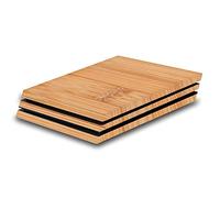 Head Case Designs Licenza Ufficiale PLdesign Marrone Chiaro Bamboo Mix Arte Vinile Sticker Gaming Pelle Adesivo Compatibile con Sony Playstation 4 PS4 PRO Console