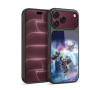Head Case Designs Licenza Ufficiale Random Galaxy Space Cat Cavalcando Uno Squalo Animali Cover in gel rinforzata [Protezione di Grado Militare] Compatibile con Apple iPhone 18 Pro Max