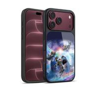 Head Case Designs Licenza Ufficiale Random Galaxy Space Cat Cavalcando Uno Squalo Animali Cover in gel rinforzata [Protezione di Grado Militare] Compatibile con Apple iPhone 18 Pro