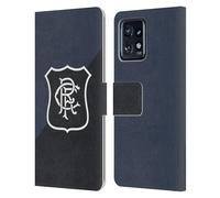 Head Case Designs Licenza Ufficiale Rangers FC Terza Kit 2025/26 Custodia Portafoglio in Pelle Compatibile con Moto Edge 40 PRO/Plus 2023