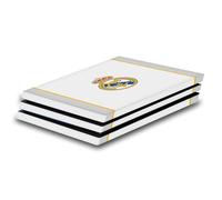 Head Case Designs Licenza Ufficiale Real Madrid CF Bianco Stemma Vinile Sticker Gaming Pelle Adesivo Compatibile con Sony Playstation 4 PS4 PRO Console