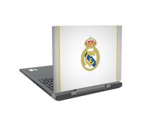 Head Case Designs Licenza Ufficiale Real Madrid CF Bianco Stemma Vinile Sticker Pelle Adesivo Compatibile con dell Inspiron 15 7000 P65F