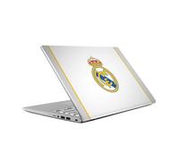 Head Case Designs Licenza Ufficiale Real Madrid CF Bianco Stemma Vinile Sticker Pelle Adesivo Compatibile con ASUS Vivobook 14 X409FA-EK555T