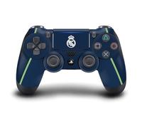 Head Case Designs Licenza Ufficiale Real Madrid CF Blu Scuro Stemma Vinile Sticker Gaming Pelle Adesivo Compatibile con Sony Playstation 4 PS4 DualShock 4 Controller