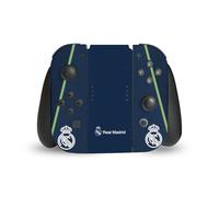 Head Case Designs Licenza Ufficiale Real Madrid CF Blu Scuro Stemma Vinile Sticker Gaming Pelle Adesivo Compatibile con Nintendo Switch Joy-con Controller