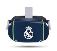 Head Case Designs Licenza Ufficiale Real Madrid CF Blu Scuro Stemma Vinile Sticker Pelle Adesivo Compatibile con Meta Quest 2