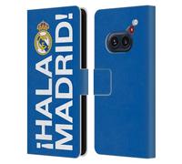 Head Case Designs Licenza Ufficiale Real Madrid CF Hala Madrid Origine Custodia Portafoglio in Pelle Compatibile con Nothing Phone (2a)