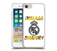 Head Case Designs Licenza Ufficiale Real Madrid CF Hala Madrid Urbano Custodia in Gel [Protezione di Grado Militare] Compatibile con Apple iPhone 7/8 / SE 2020 & 2022