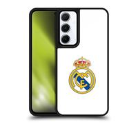 Head Case Designs Licenza Ufficiale Real Madrid CF Logo Bianco Semplice Origine Cover in Gel Rinforzata [Protezione di Grado Militare] Compatibile con Samsung Galaxy A55 5G