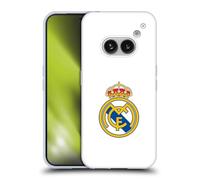 Head Case Designs Licenza Ufficiale Real Madrid CF Logo Bianco Semplice Origine Custodia in Gel [Protezione di Grado Militare] Compatibile con Nothing Phone (2a)
