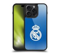 Head Case Designs Licenza Ufficiale Real Madrid CF Logo Blu Origine Cover in Gel Rinforzata [Protezione di Grado Militare] Compatibile con Apple iPhone 15 PRO Max