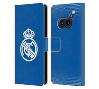 Head Case Designs Licenza Ufficiale Real Madrid CF Logo Blu Origine Custodia Portafoglio in Pelle Compatibile con Nothing Phone (2a)