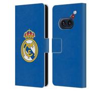 Head Case Designs Licenza Ufficiale Real Madrid CF Logo Blu Semplice Origine Custodia Portafoglio in Pelle Compatibile con Nothing Phone (2a)