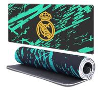 Head Case Designs Licenza Ufficiale Real Madrid CF Motivo Logo del Distintivo 37.4 x 15.75 x 0.16 Inches (900 x 400 mm) - XL Tappetino per Mouse E Scrivania da Ufficio per Giochi Tastiera PC