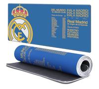 Head Case Designs Licenza Ufficiale Real Madrid CF Pieno Logo del Distintivo 37.4 x 15.75 x 0.16 Inches (900 x 400 mm) - XL Tappetino per Mouse E Scrivania da Ufficio per Giochi Tastiera PC